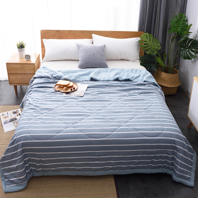 Japanese style washed cotton summer quilt B95 01
