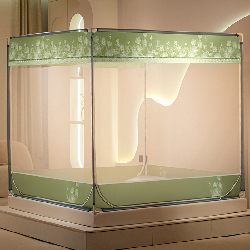 Summer three-door household encryption screen mosquito net puppy B113 01