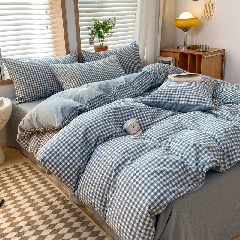 Washed cotton and linen double-layer gauze summer cool quilt multicolor B72